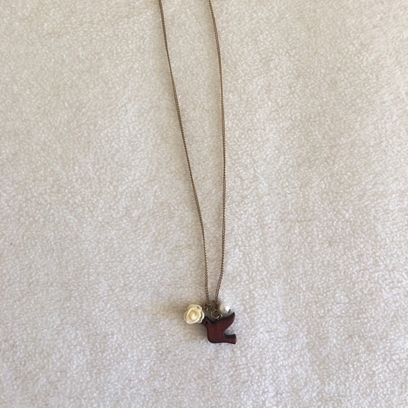 Rose, dove pearl necklace - Picture 2 of 3